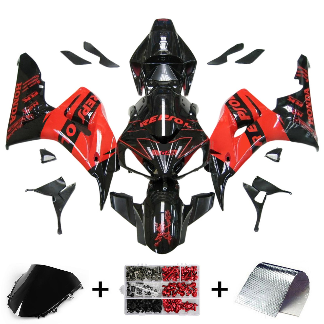 2006-2007 Honda CBR1000RR Amotopart Fairing Kit Generic #181