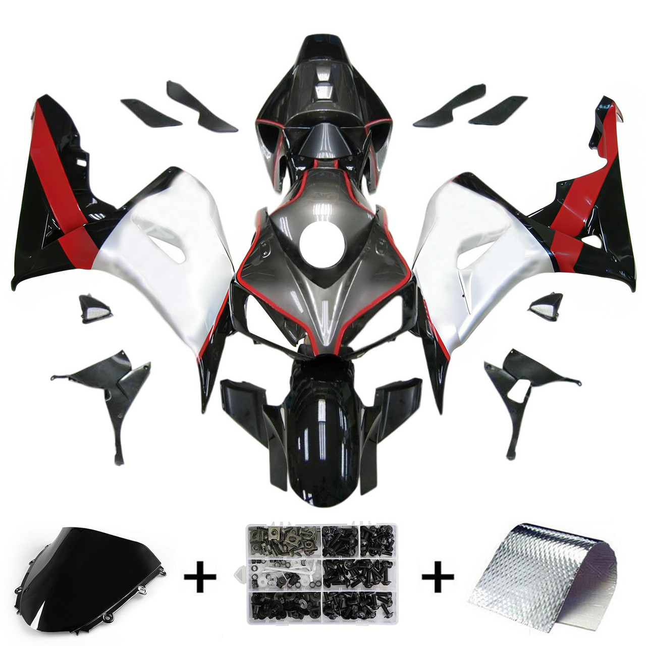 2006-2007 Honda CBR1000RR Amotopart Fairing Kit Generic #190