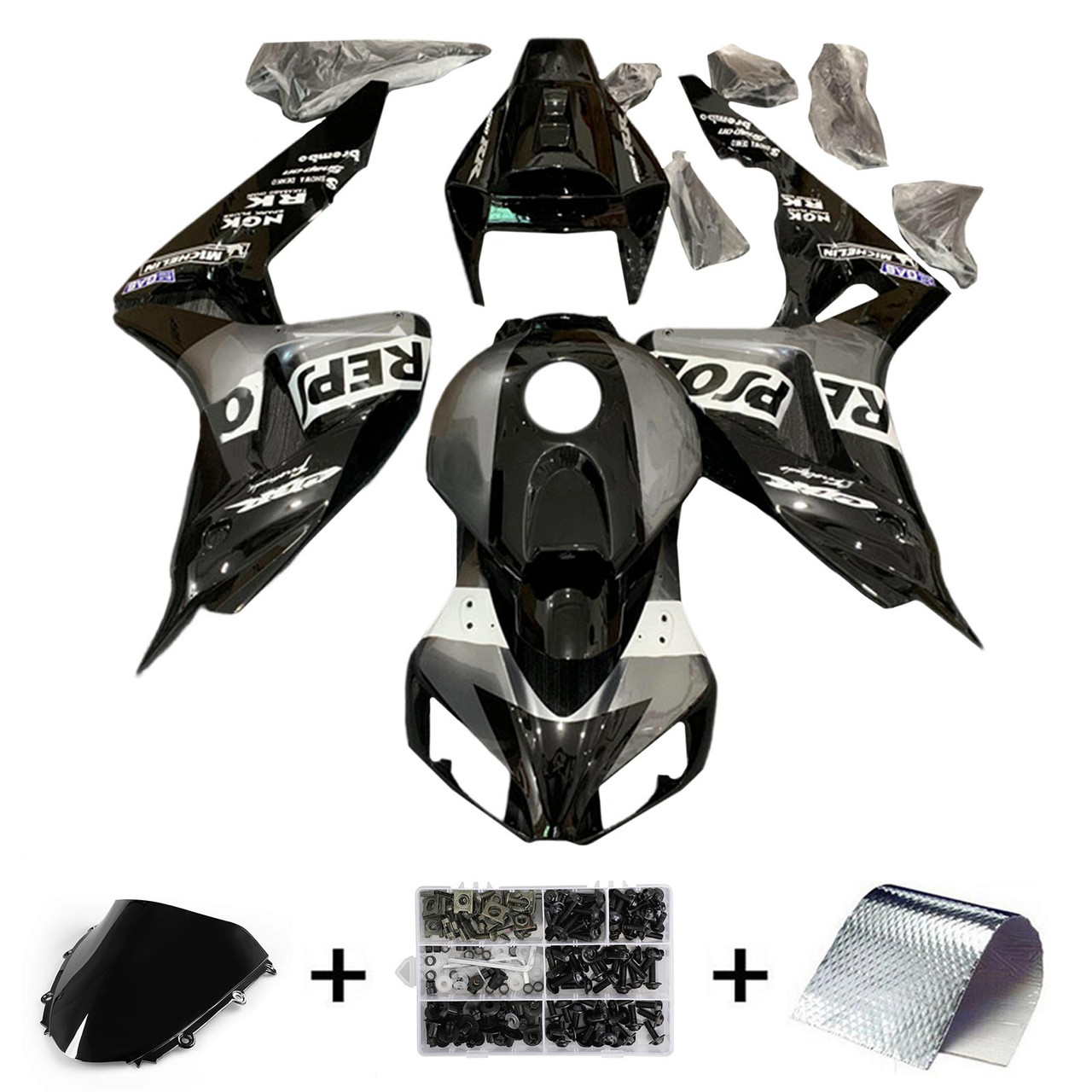 2006-2007 Honda CBR1000RR Amotopart Fairing Kit Generic #202