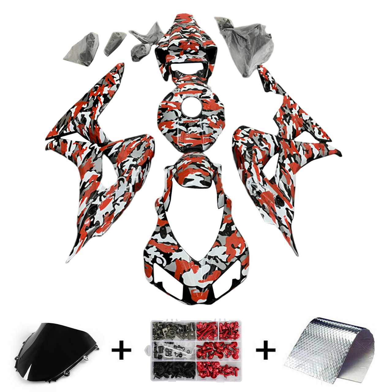 2006-2007 Honda CBR1000RR Amotopart Fairing Kit Generic #205