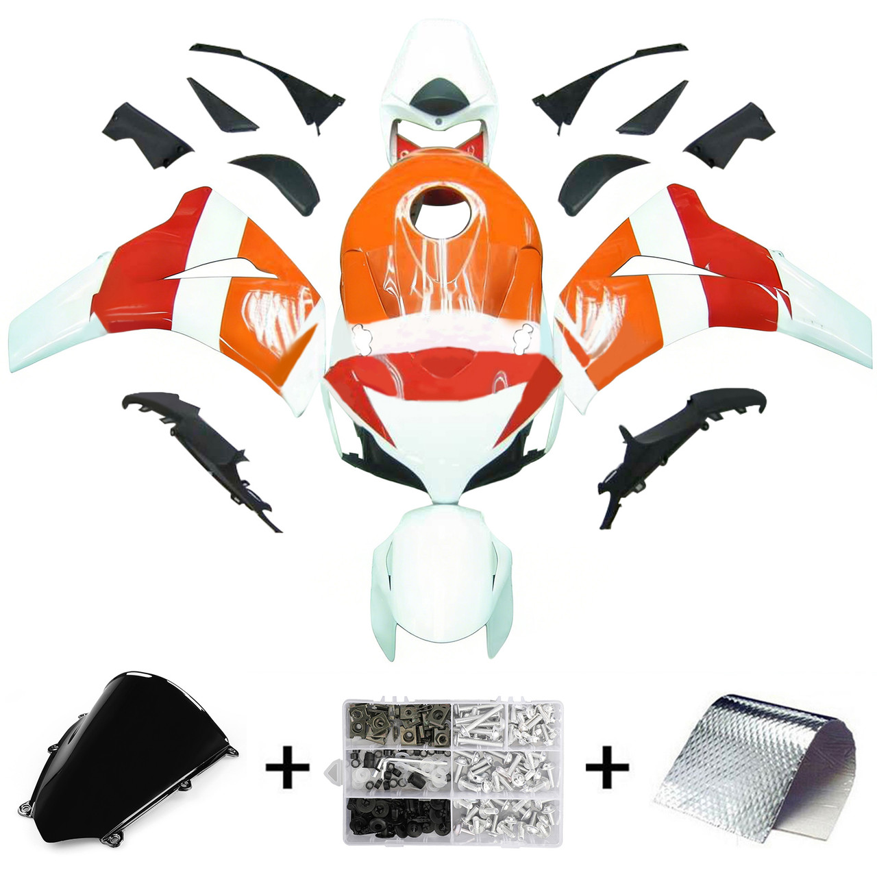 2008-2011 Honda CBR1000RR Amotopart Fairing Kit Generic #104