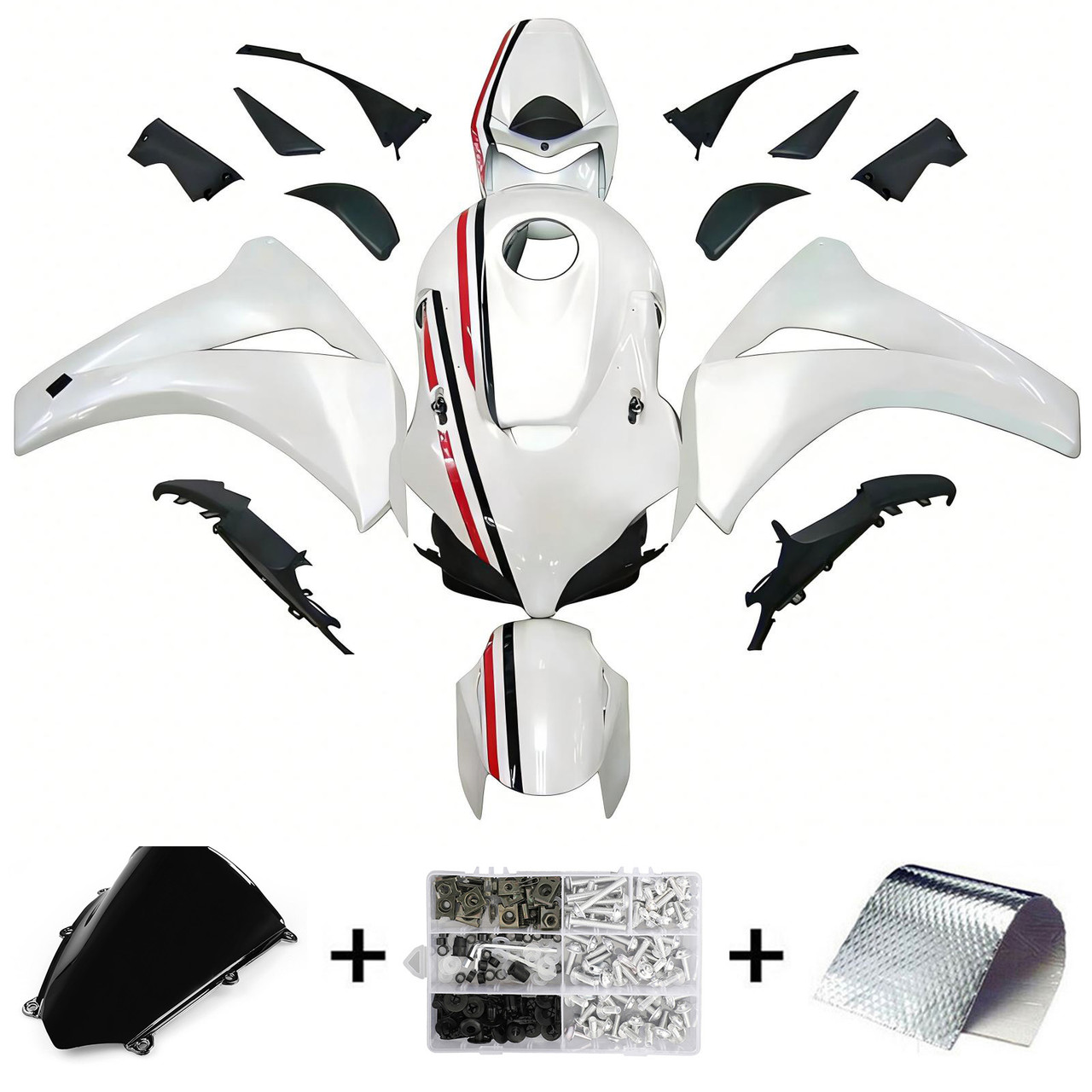 2008-2011 Honda CBR1000RR Amotopart Fairing Kit Generic #110