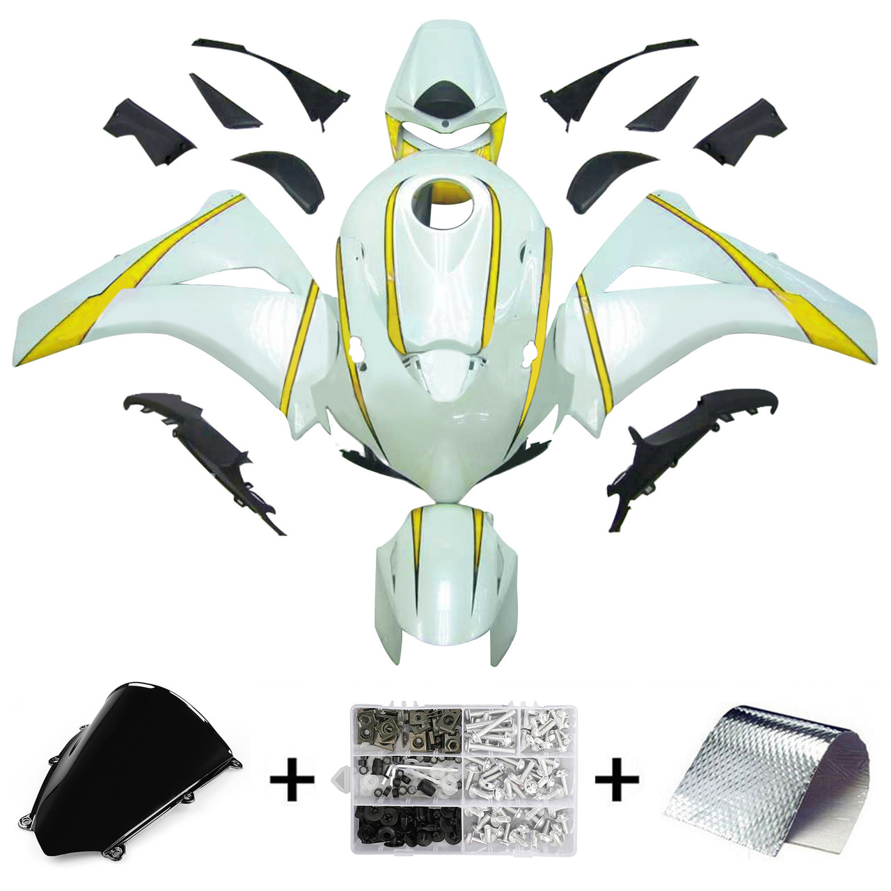2008-2011 Honda CBR1000RR Amotopart Fairing Kit Generic #126