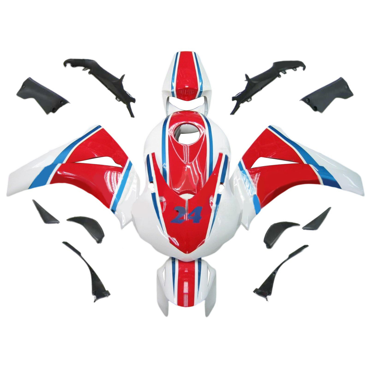 2008-2011 Honda CBR1000RR Amotopart Fairing Kit Generic #147