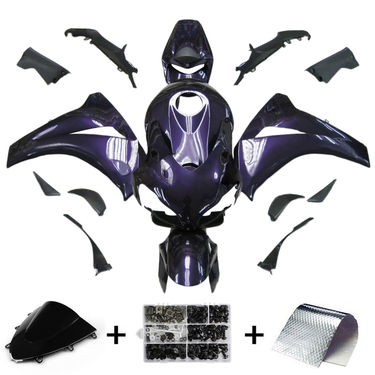 2008-2011 Honda CBR1000RR Amotopart Fairing Kit Generic #166