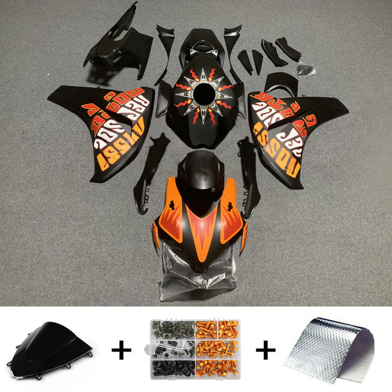 2008-2011 Honda CBR1000RR Amotopart Fairing Kit Generic #179