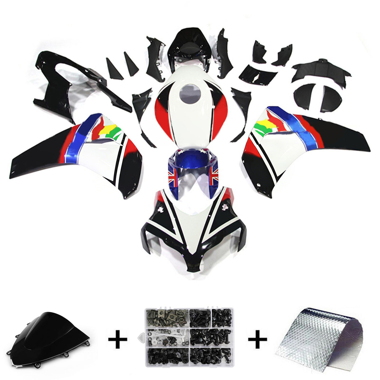 2008-2011 Honda CBR1000RR Amotopart Fairing Kit Generic #180