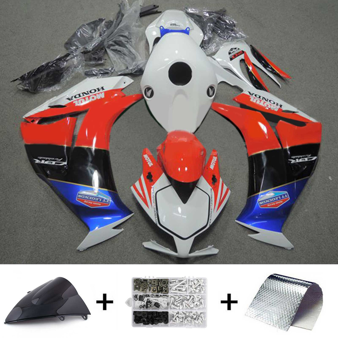 2012-2016 Honda CBR1000RR Amotopart Fairing Kit Generic #175