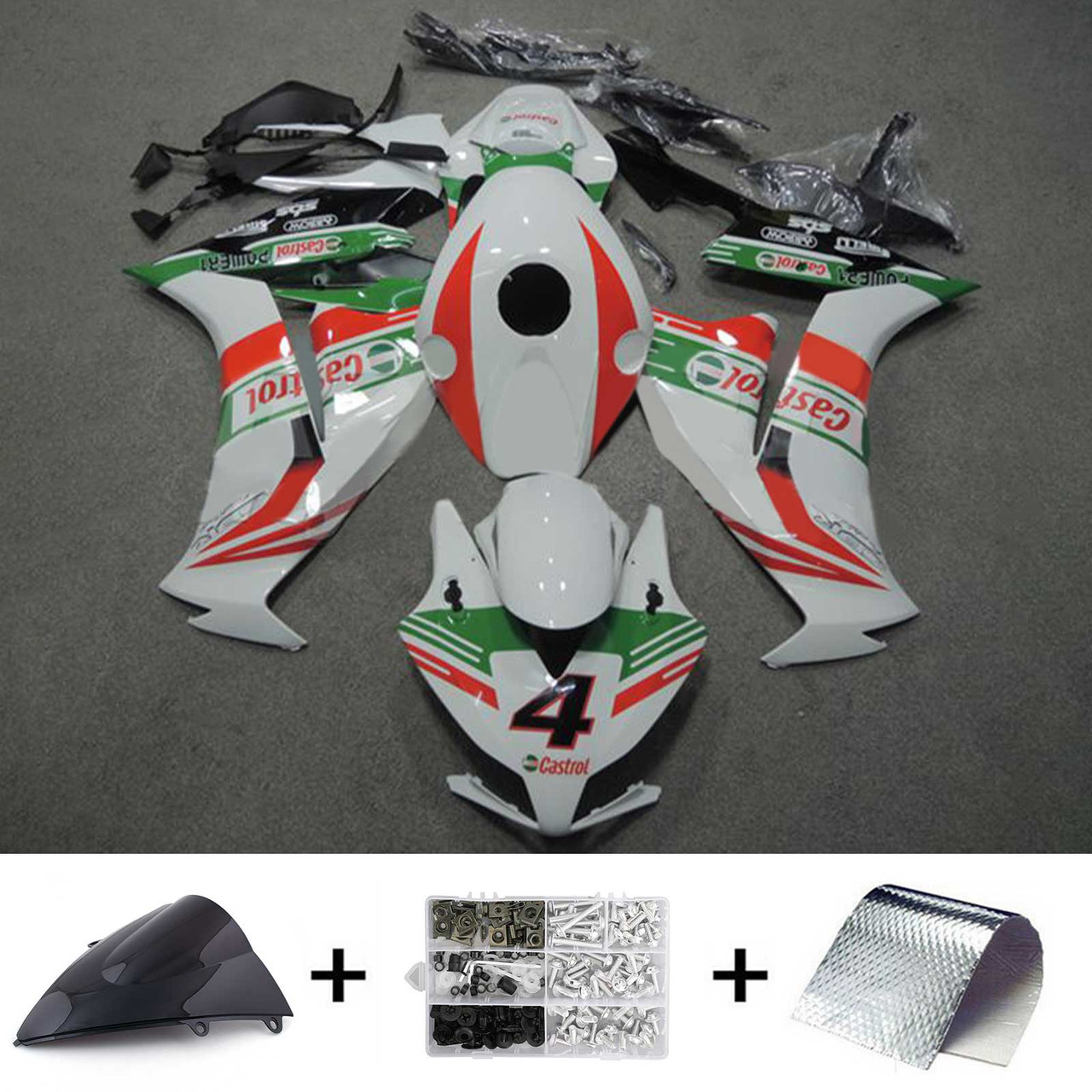 2012-2016 Honda CBR1000RR Amotopart Fairing Kit Generic #177