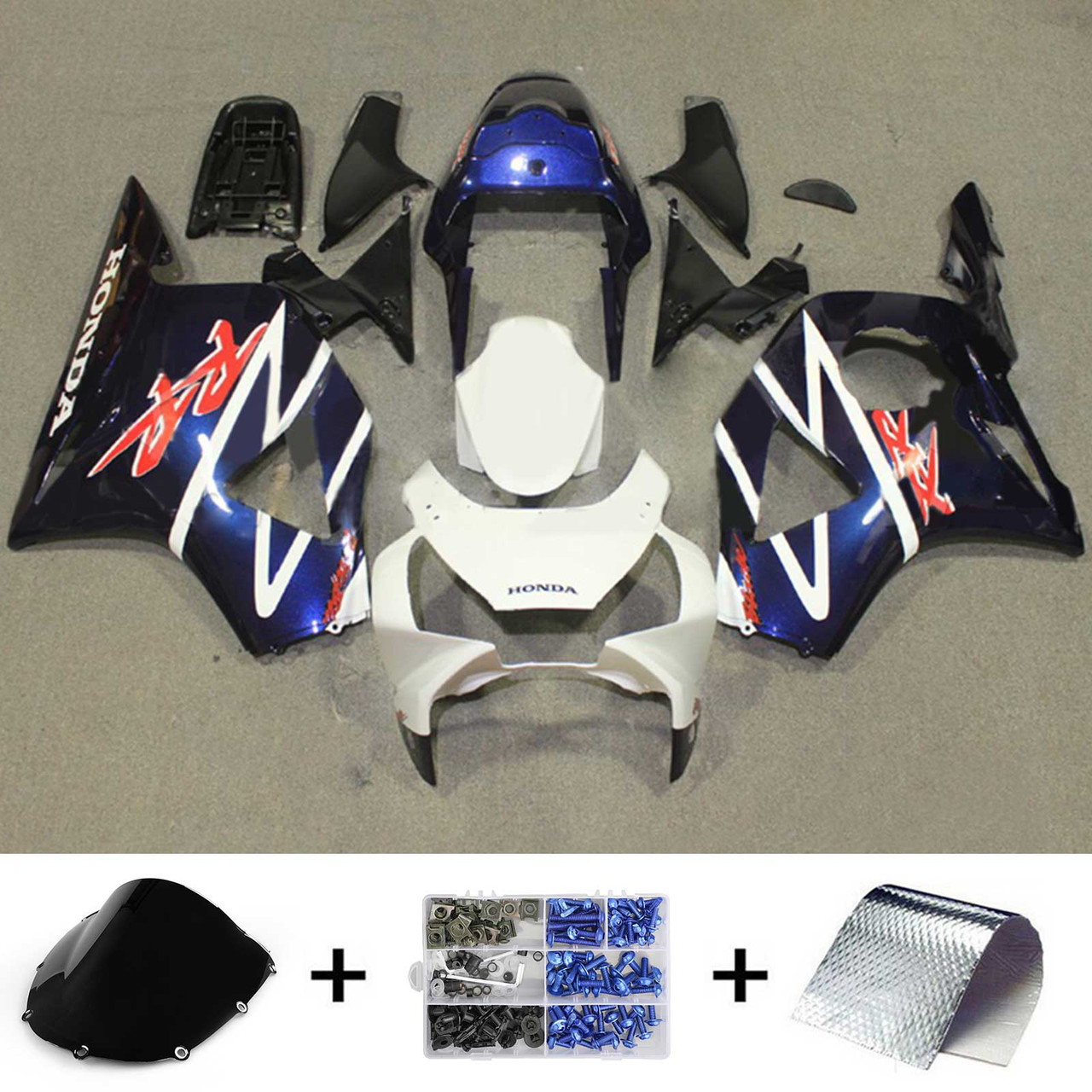 2002-2003 Honda CBR954 Amotopart Fairing Kit Generic #114