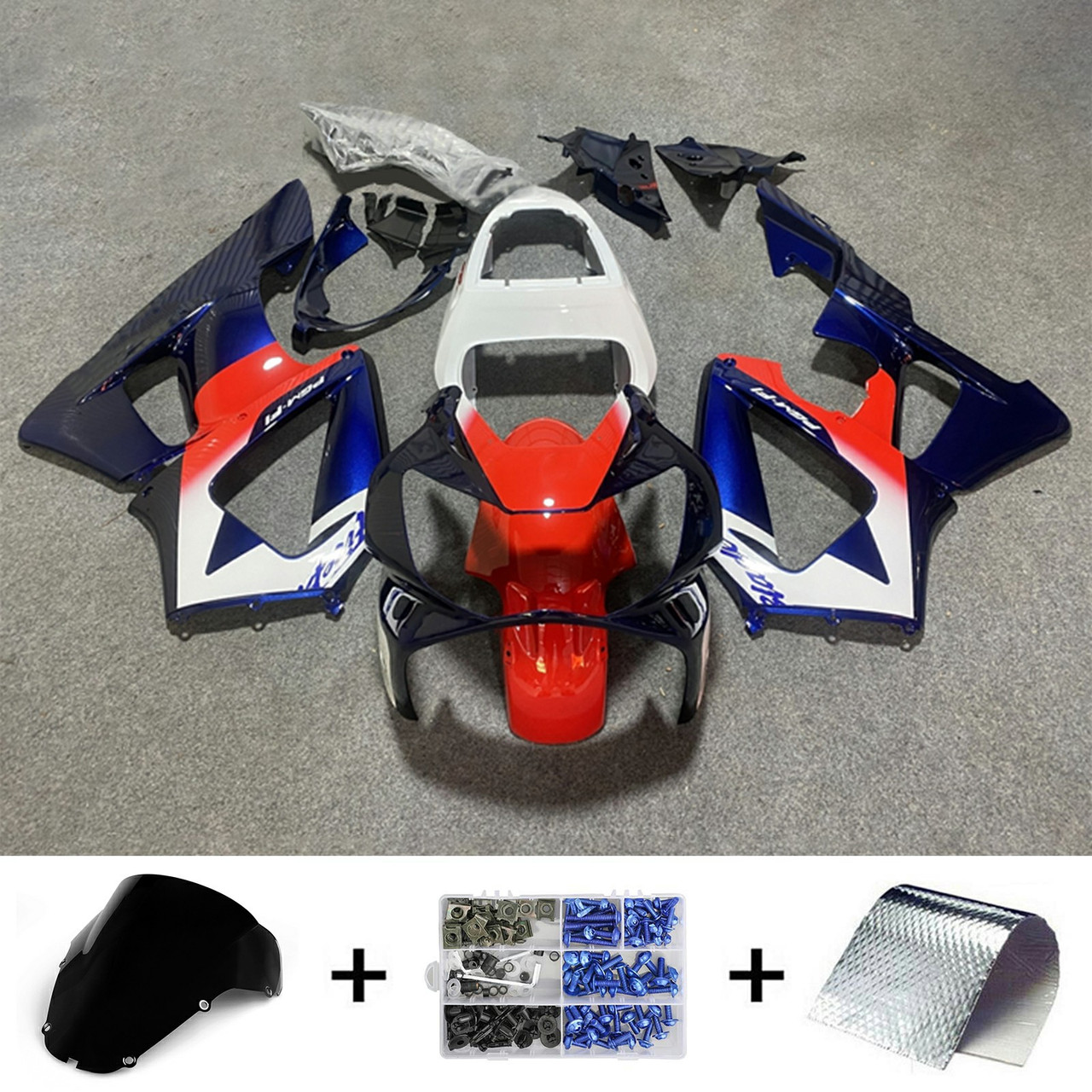 2000-2001 Honda CBR929RR Amotopart Fairing Kit Generic #138