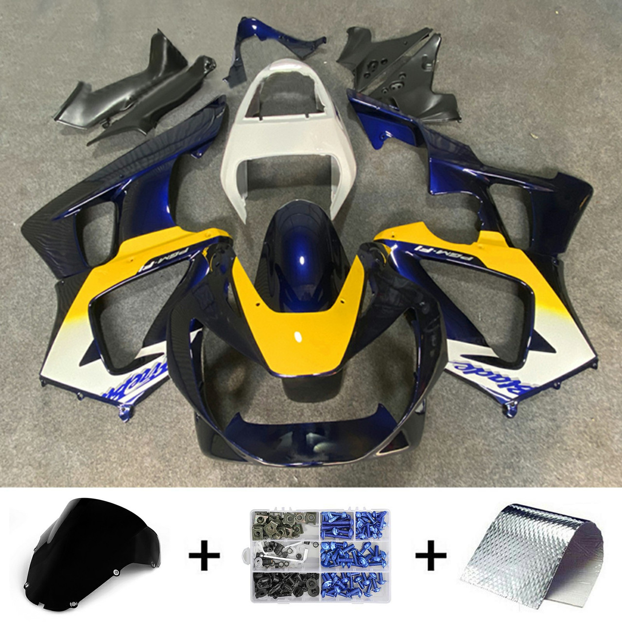 2000-2001 Honda CBR929RR Amotopart Fairing Kit Generic #140