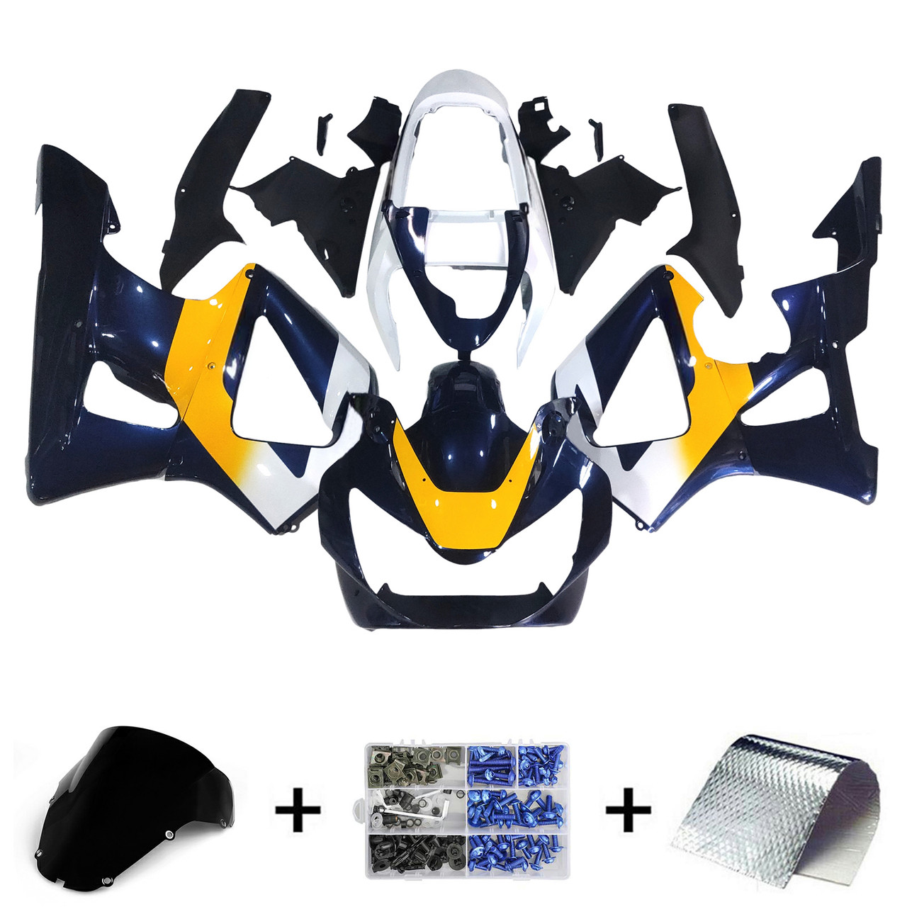2000-2001 Honda CBR929RR Amotopart Fairing Kit Generic #140