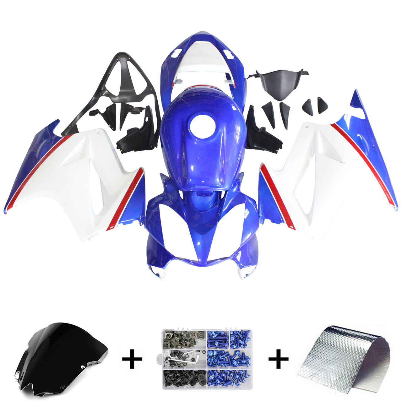 2002-2012 Honda VFR800 Amotopart Fairing Kit Generic #107