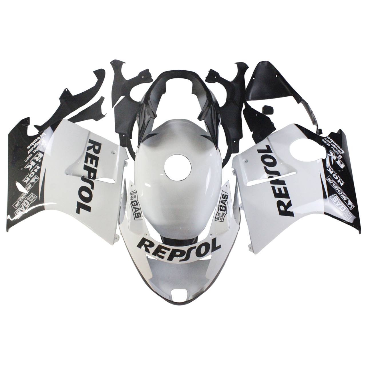 1996-2007 Honda CBR1100XX SuperBlackBird Injection Fairing Kit Bodywork ABS#131