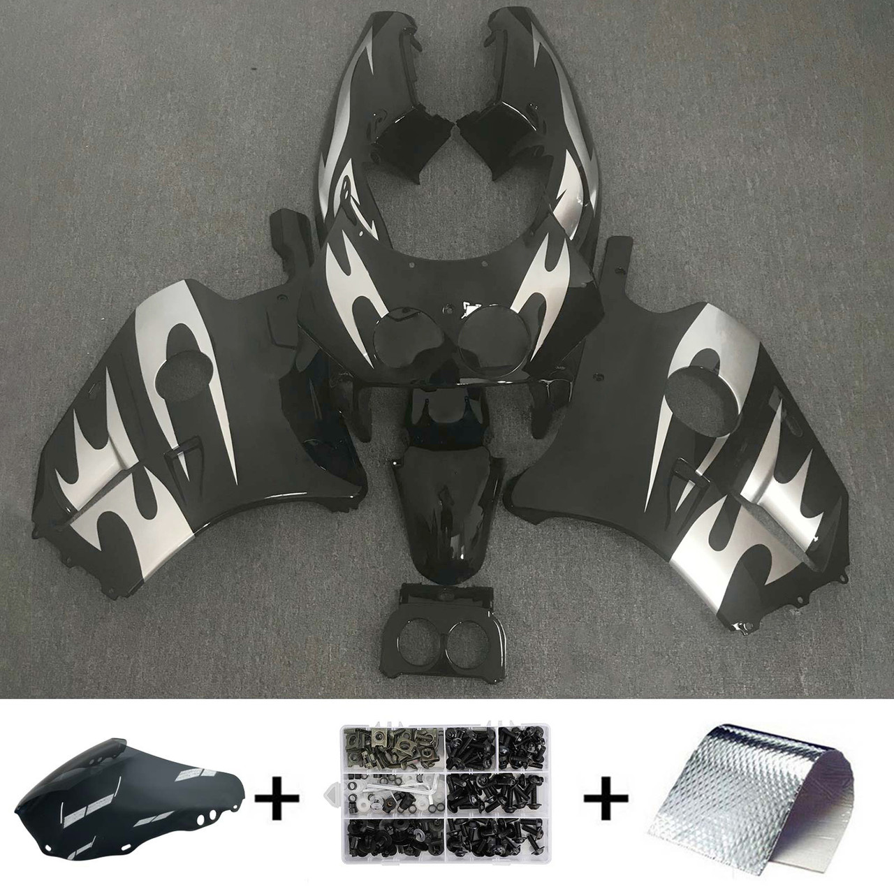 1988-1989 Honda CBR250RR MC19 Amotopart Fairing Kit Generic #112