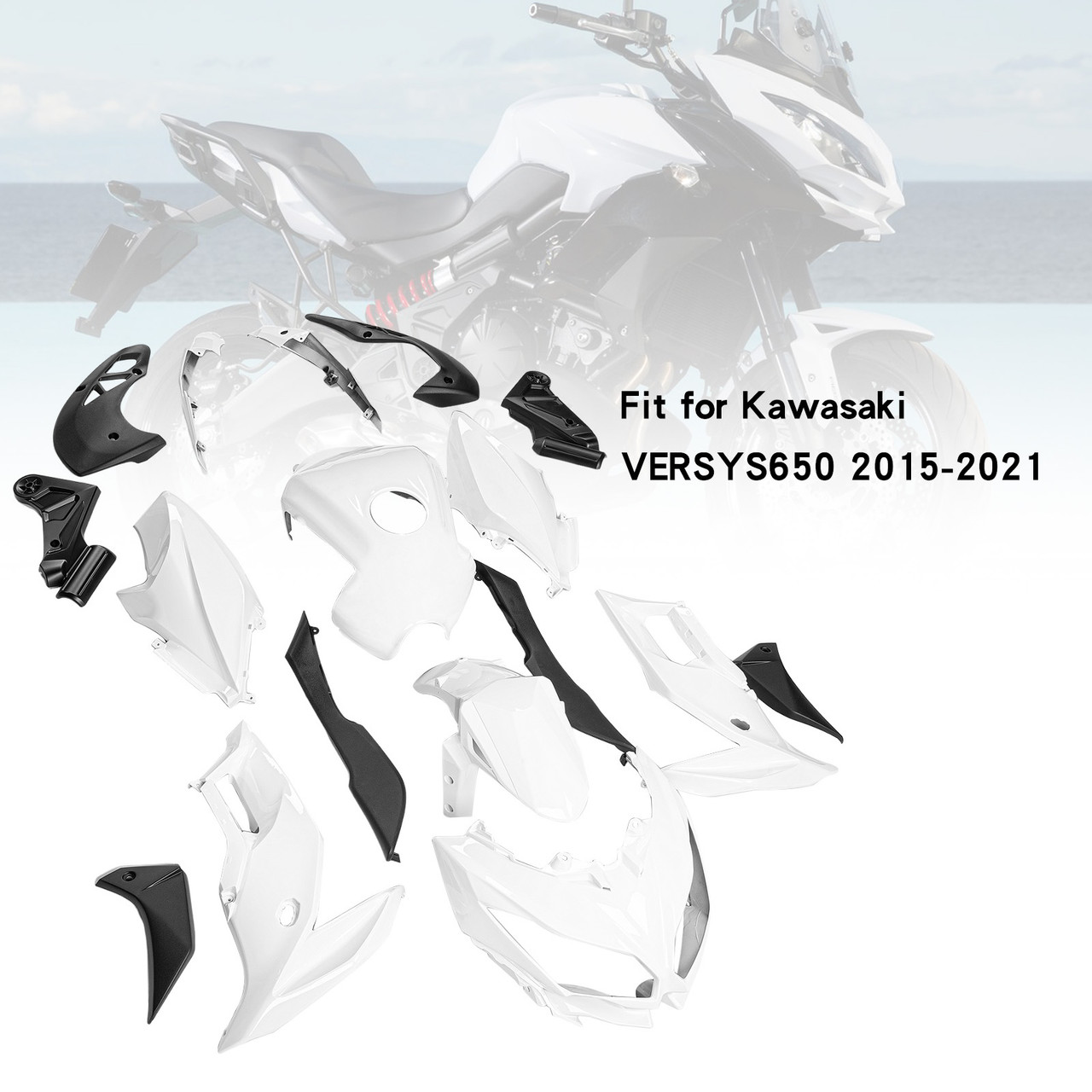 2015-2021 Kawasaki VERSYS650 Amotopart Fairing Kit Generic #44