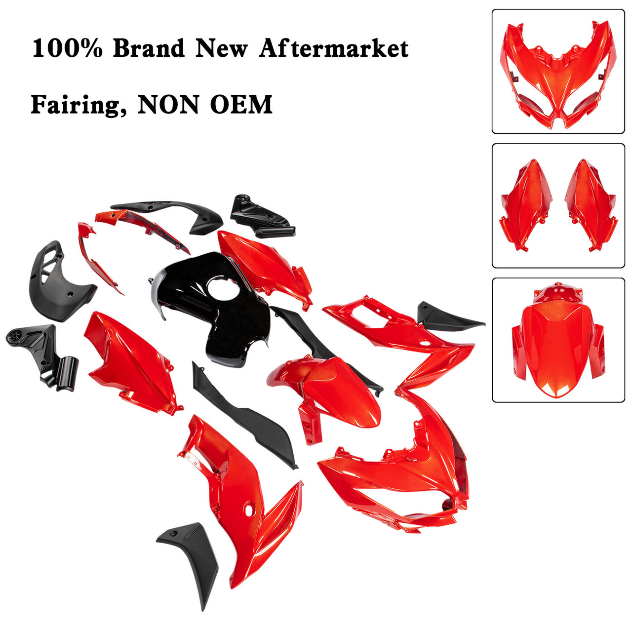 2015-2021 Kawasaki VERSYS650 Amotopart Fairing Kit Generic #45