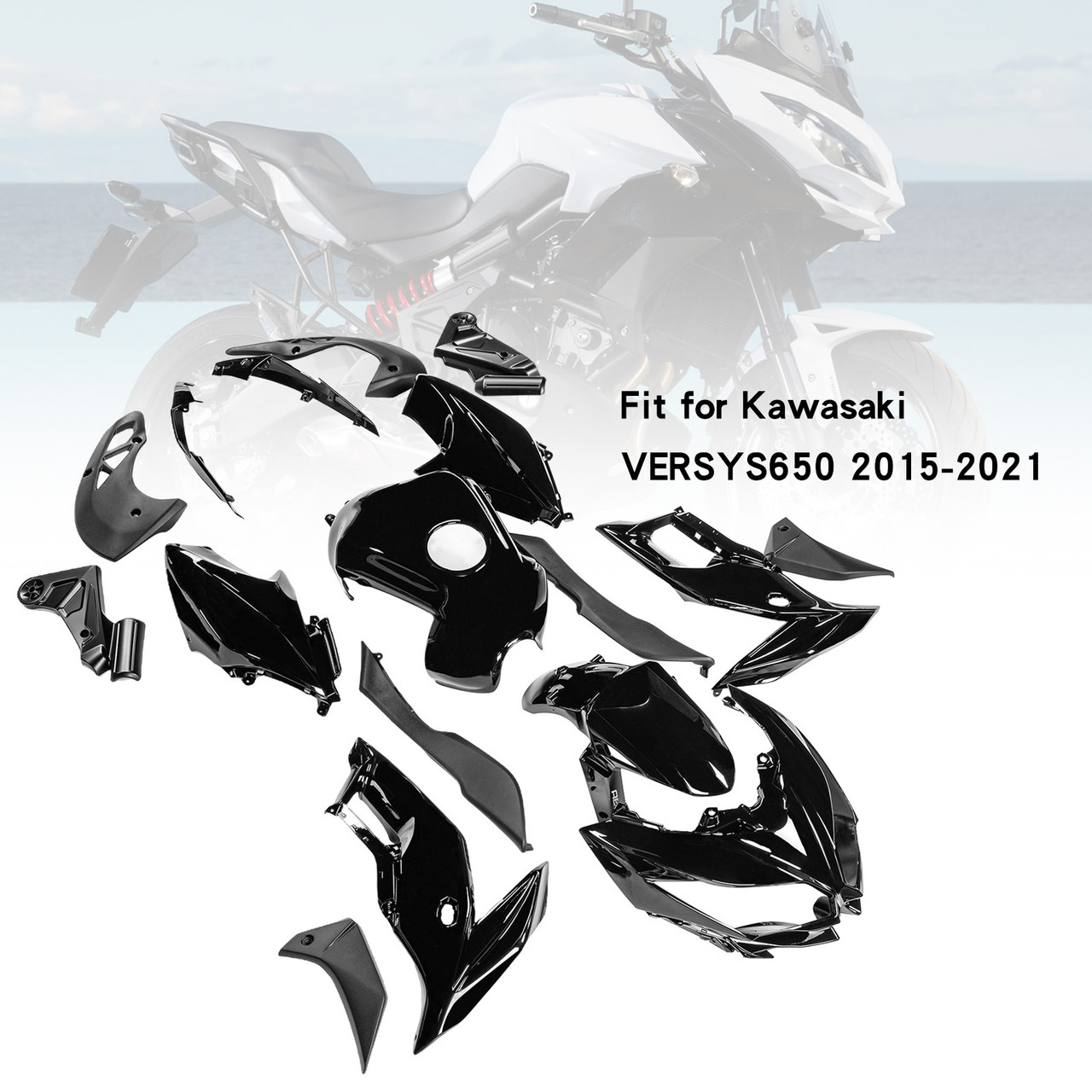 2015-2021 Kawasaki VERSYS650 Amotopart Fairing Kit Generic #49