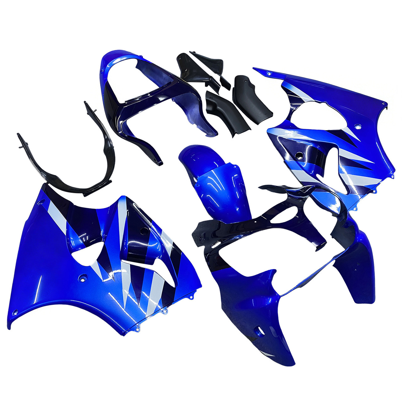 2000-2002 Kawasaki ZX6R 636 Amotopart Fairing Kit Generic #120