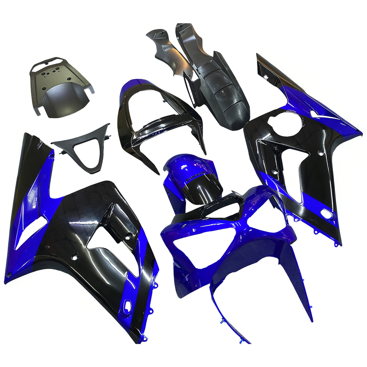 2003-2004 Kawasaki ZX6R 636 Amotopart Fairing Kit Generic #122