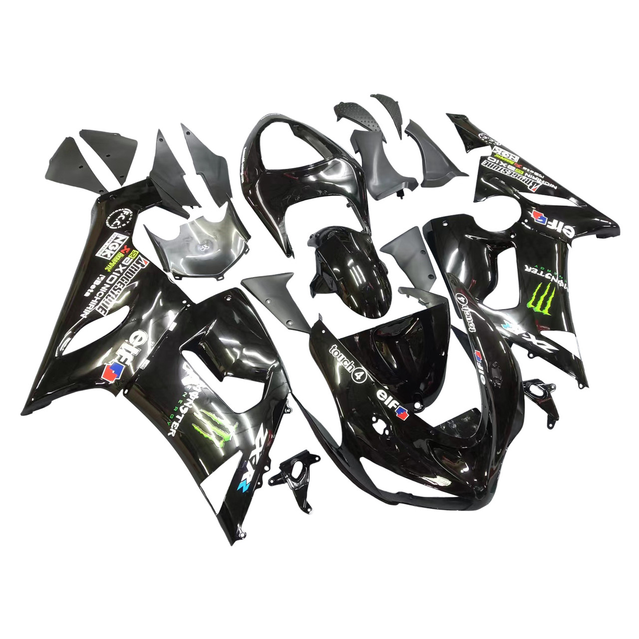 2005-2006 Kawasaki ZX6R 636 Amotopart Fairing Kit Generic #34 