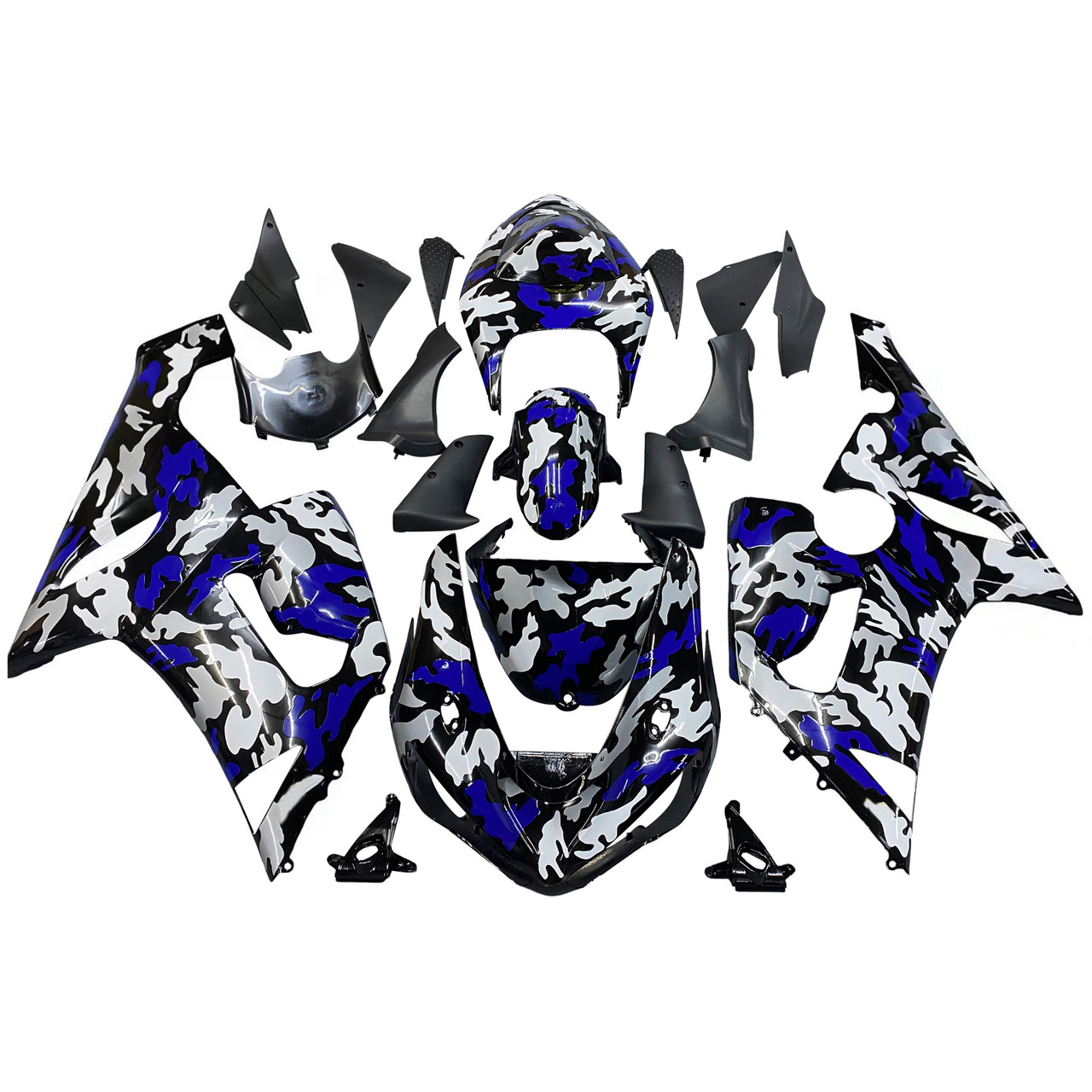 2005-2006 Kawasaki ZX6R 636 Amotopart Fairing Kit Generic #36