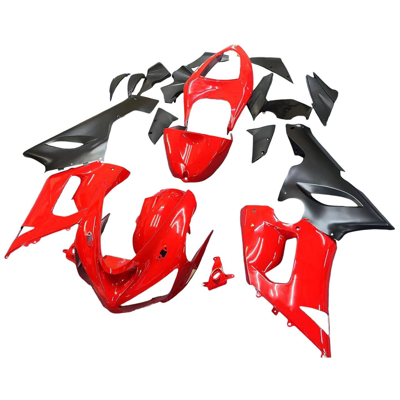 2005-2006 Kawasaki ZX6R 636 Amotopart Fairing Kit Generic #37