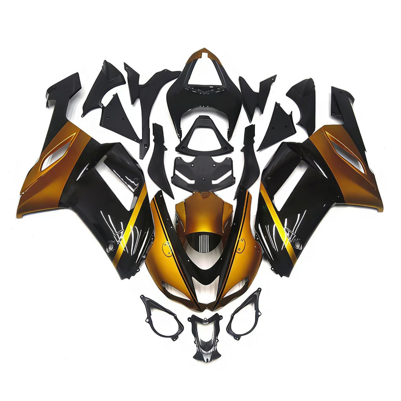 2007-2008 Kawasaki ZX6R 636 Amotopart Fairing Kit Generic #32