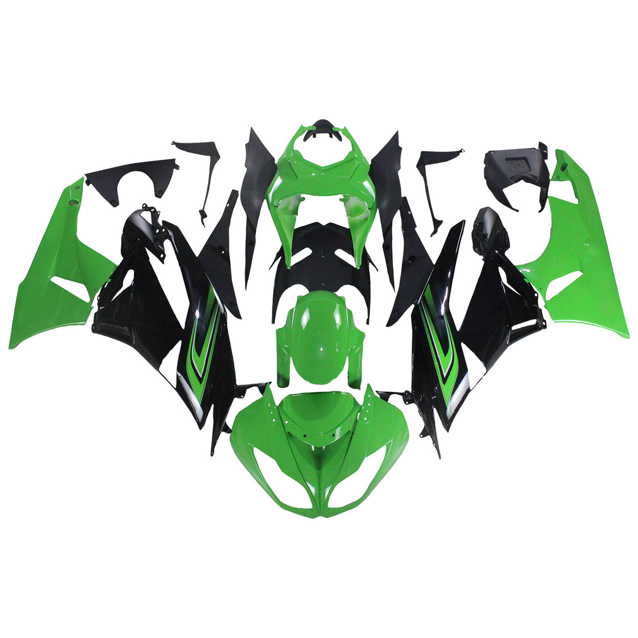 2009-2012 Kawasaki ZX6R 636 Amotopart Fairing Kit Generic #149
