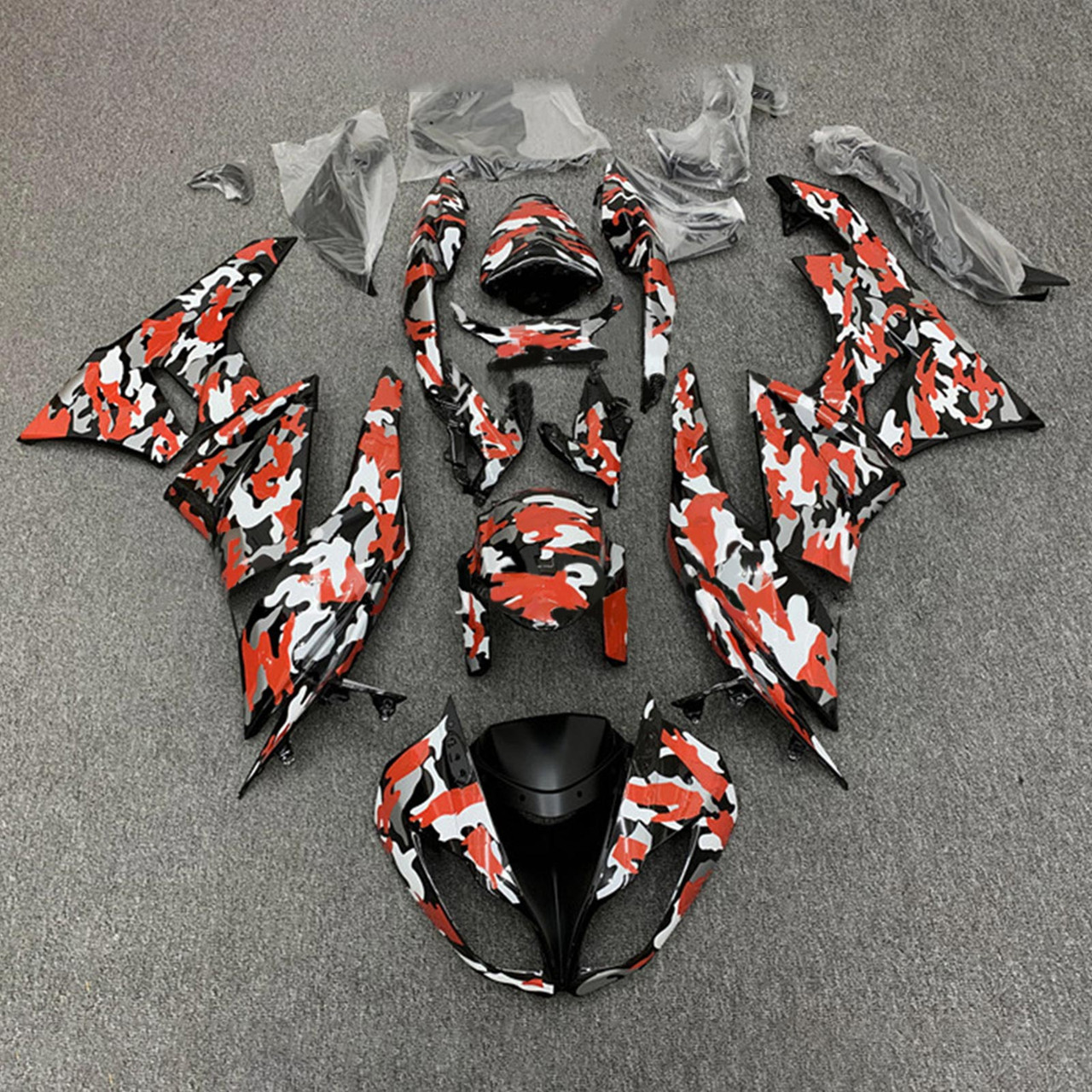 2009-2012 Kawasaki ZX6R 636 Amotopart Fairing Kit Generic #157