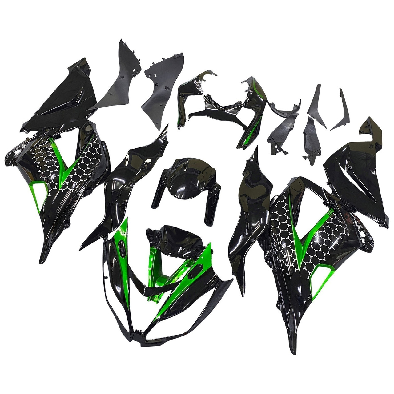 2013-2018 Kawasaki ZX6R 636 Amotopart Fairing Kit Generic #121