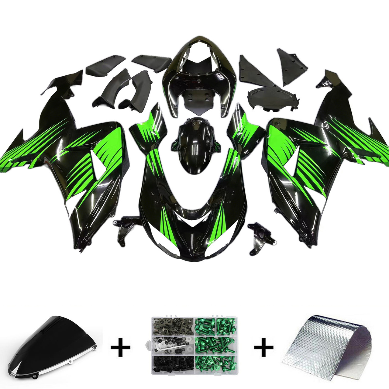 2006-2007 Kawasaki ZX10R Amotopart Fairing Kit Generic #129
