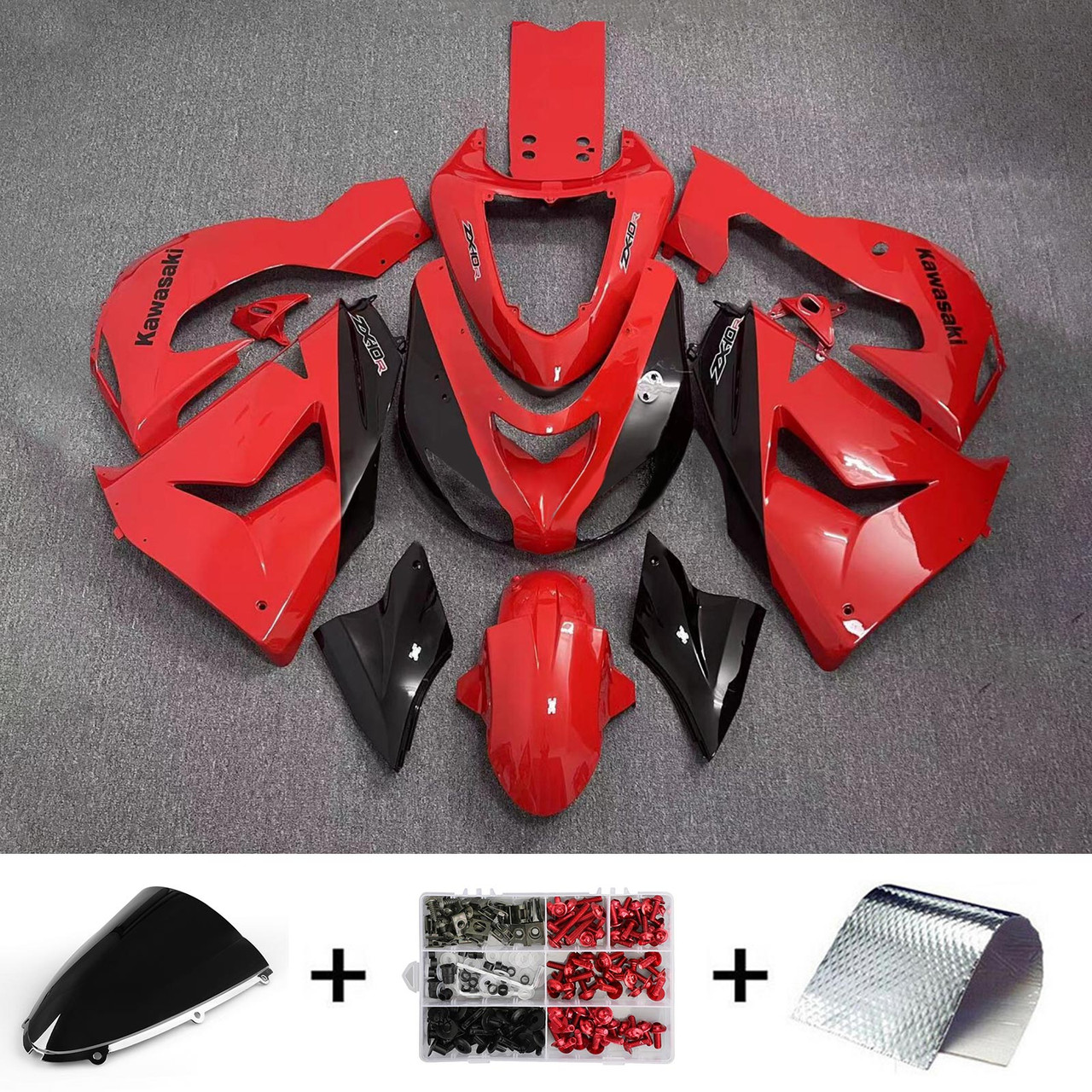 2006-2007 Kawasaki ZX10R Amotopart Fairing Kit Generic #135