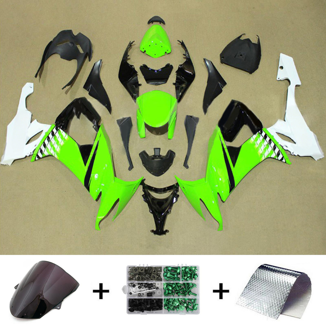 2008-2010 Kawasaki ZX10R Amotopart Fairing Kit Generic #127