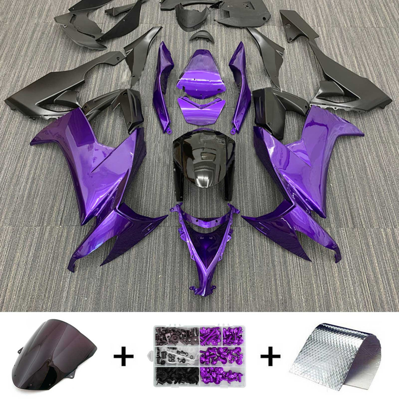 2008-2010 Kawasaki ZX10R Amotopart Fairing Kit Generic #137