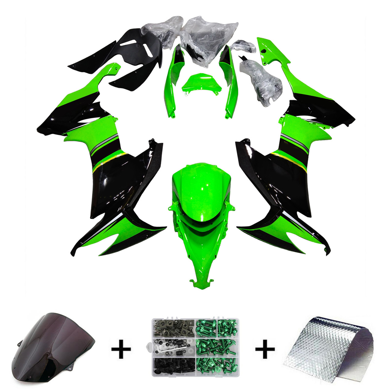 2008-2010 Kawasaki ZX10R Amotopart Fairing Kit Generic #140