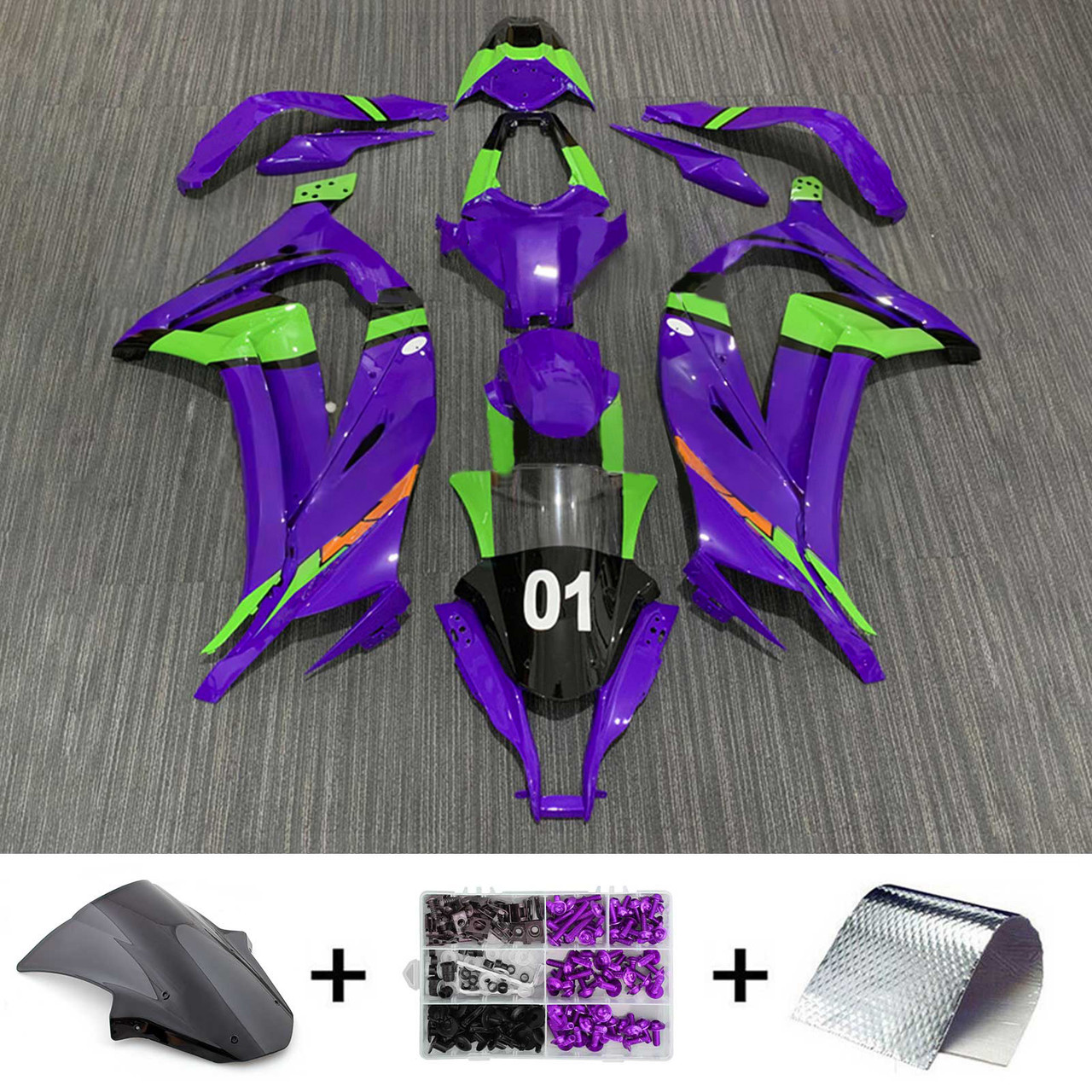 2011-2015 Kawasaki ZX10R Amotopart Fairing Kit Generic #147