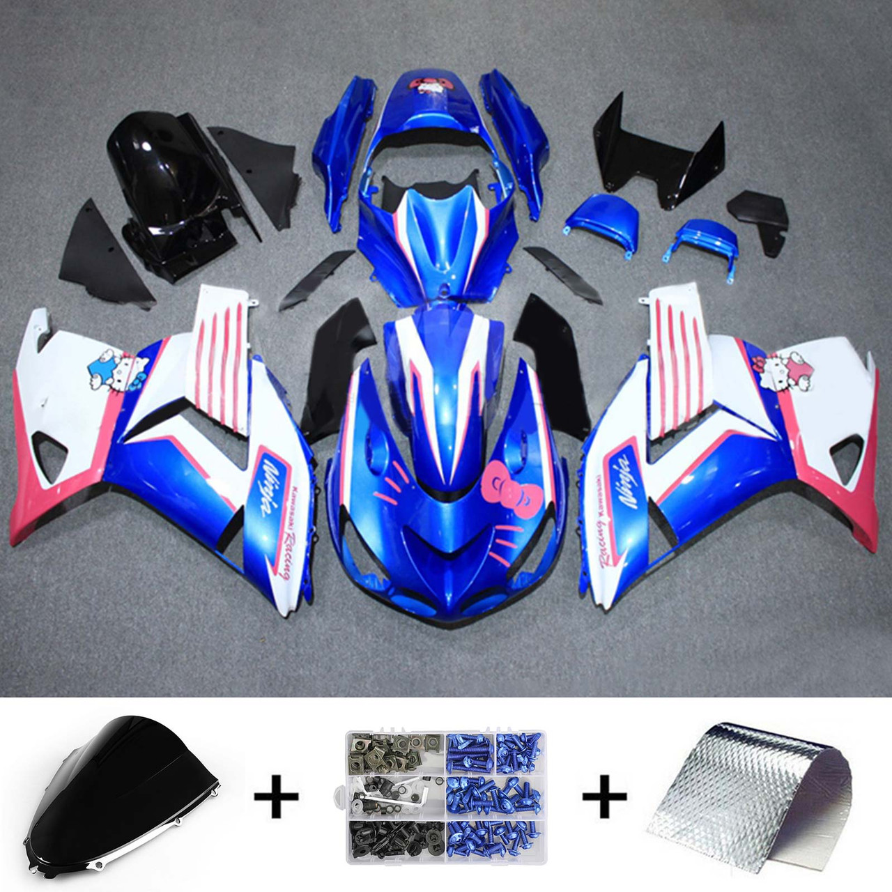 2006-2011 Kawasaki ZX14R Amotopart Fairing Kit Generic #125