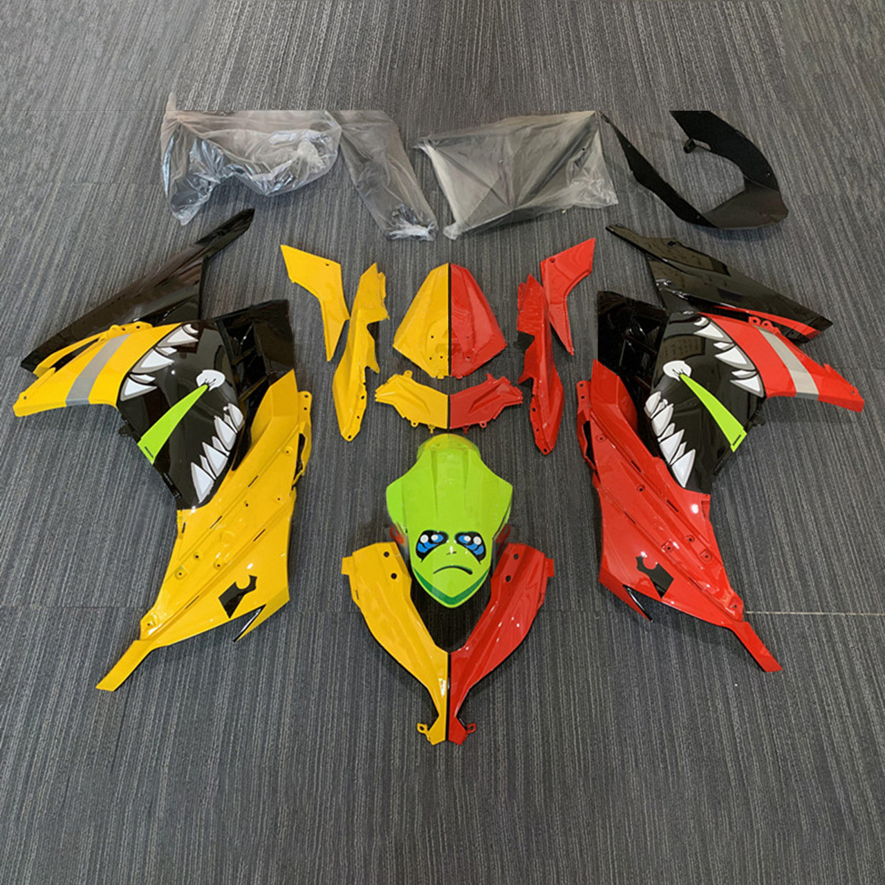 2013-2017 Kawasaki EX300/Ninja300R Amotopart Fairing Kit Generic #136