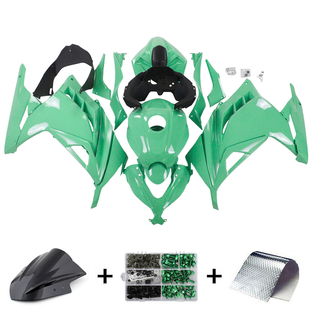 2013-2017 Kawasaki EX300/Ninja300R Amotopart Fairing Kit Generic #138