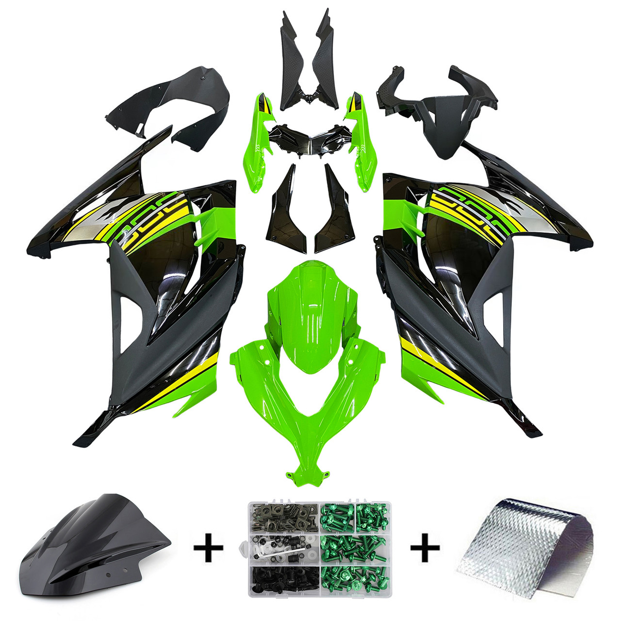 2013-2017 Kawasaki EX300/Ninja300R Amotopart Fairing Kit Generic #150
