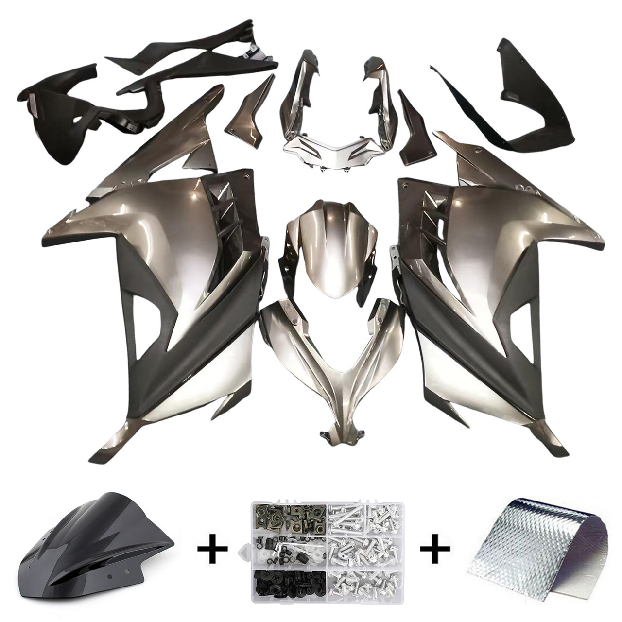 2013-2017 Kawasaki EX300/Ninja300R Amotopart Fairing Kit Generic #155