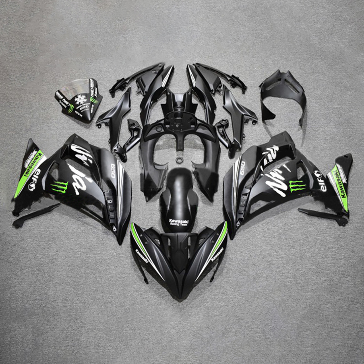 2017-2019 Kawasaki ER6F/Ninja650R Amotopart Fairing Kit Generic #108