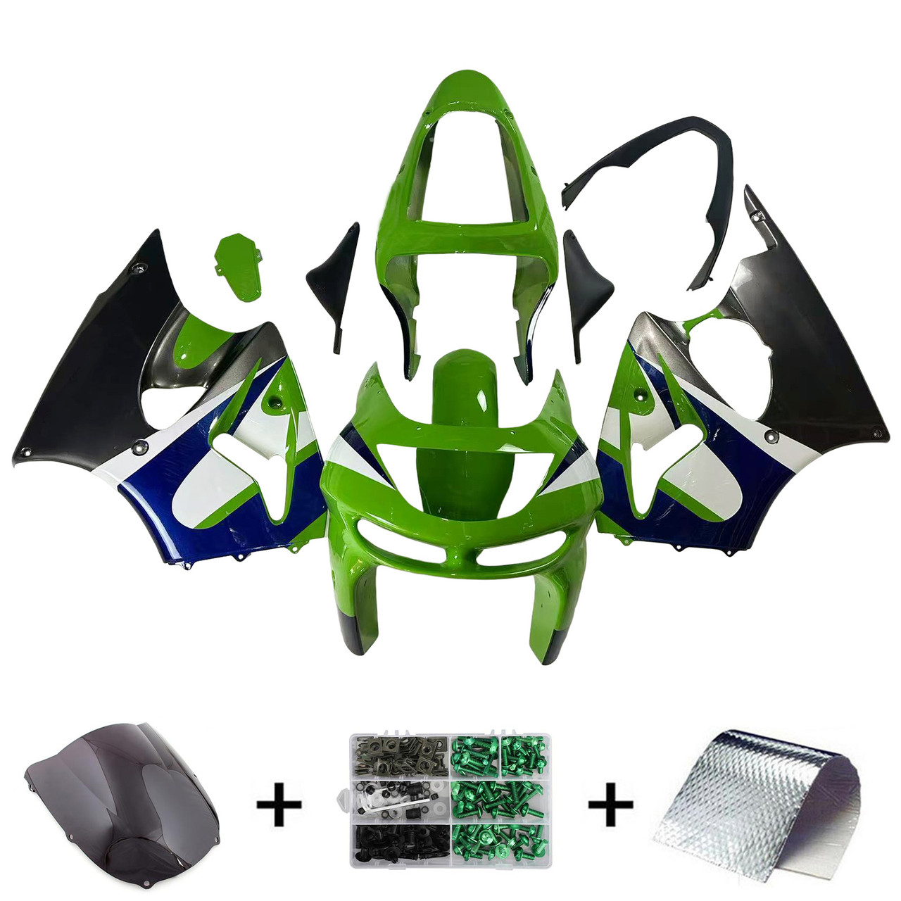 1998-1999 Kawasaki ZX6R Amotopart Fairing Kit Generic #106