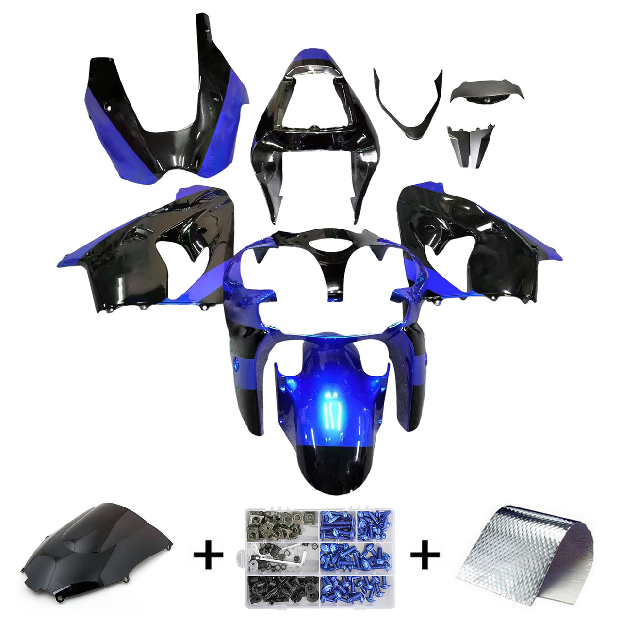 motoyasuy 2002-2003 Kawasaki ZX9R Amotopart Fairing Kit Generic #126 - Mad