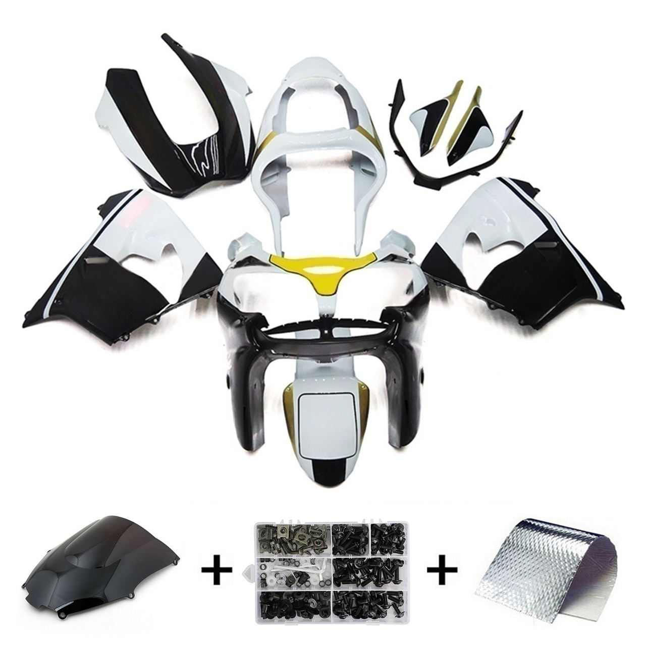 2002-2003 Kawasaki ZX9R Amotopart Fairing Kit Generic #131