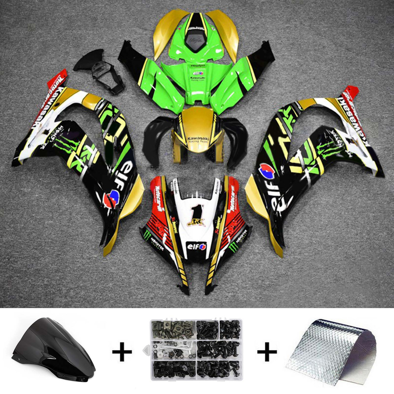 2016-2020 Kawasaki ZX10R Amotopart Fairing Kit Generic #180