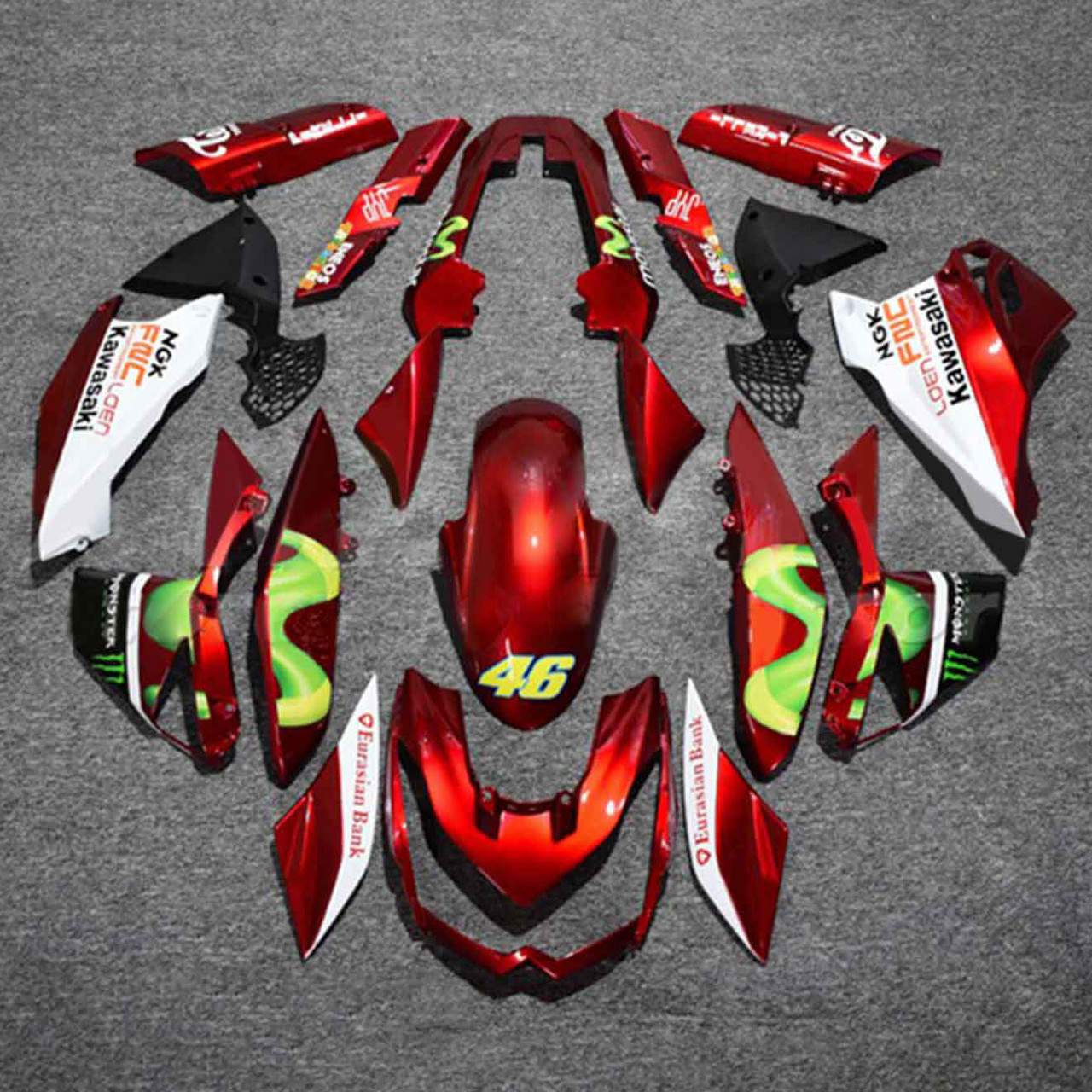 2010-2013 Kawasaki Z1000 Amotopart Fairing Kit Generic #107