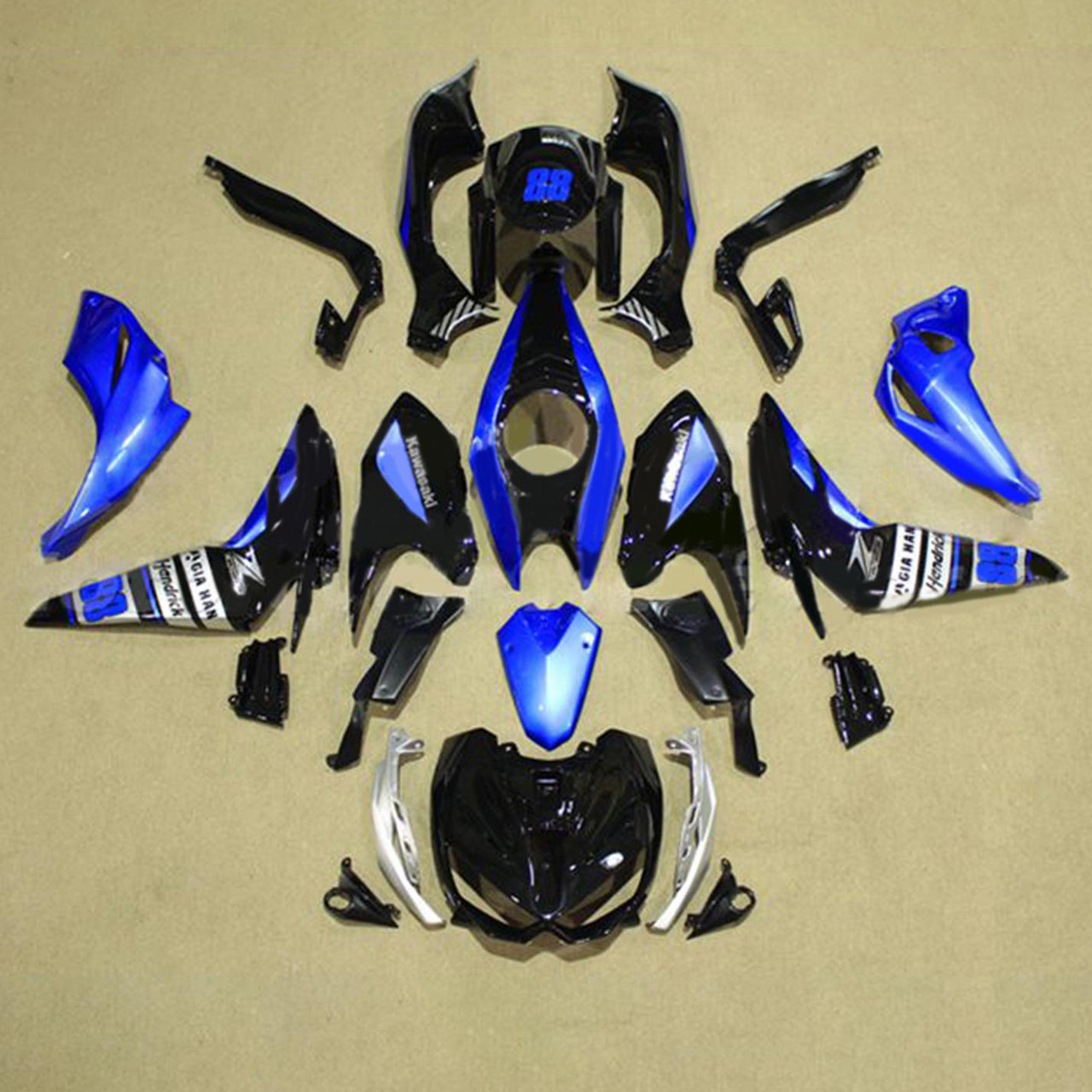 2014-2017 Kawasaki Z1000 Amotopart Fairing Kit Generic #105